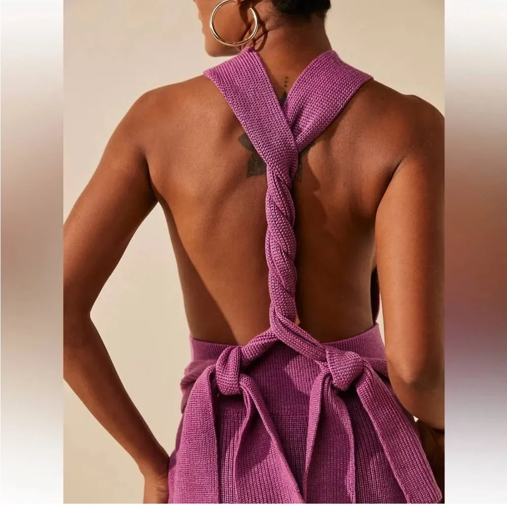 NWT Free People Orchid Low Back Mini dress - Picture 11 of 11